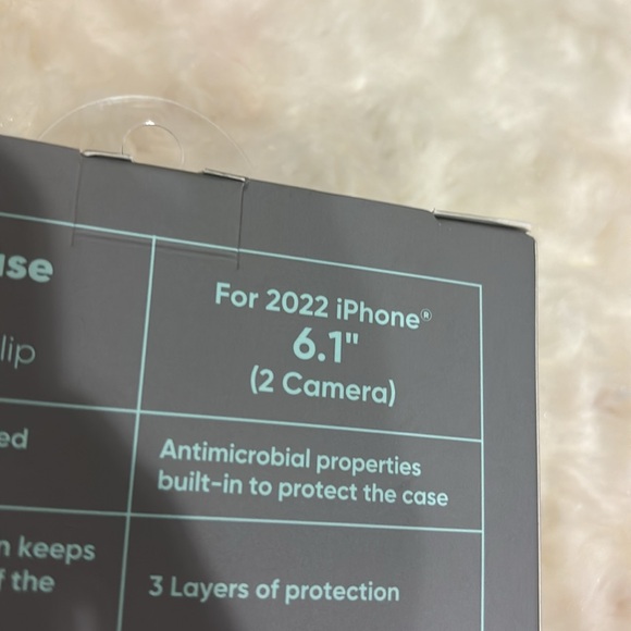 2022 iphone 6.1” (2 camera )Protect Onn Black Rugged case Holster Rotating Clip - Picture 5 of 5